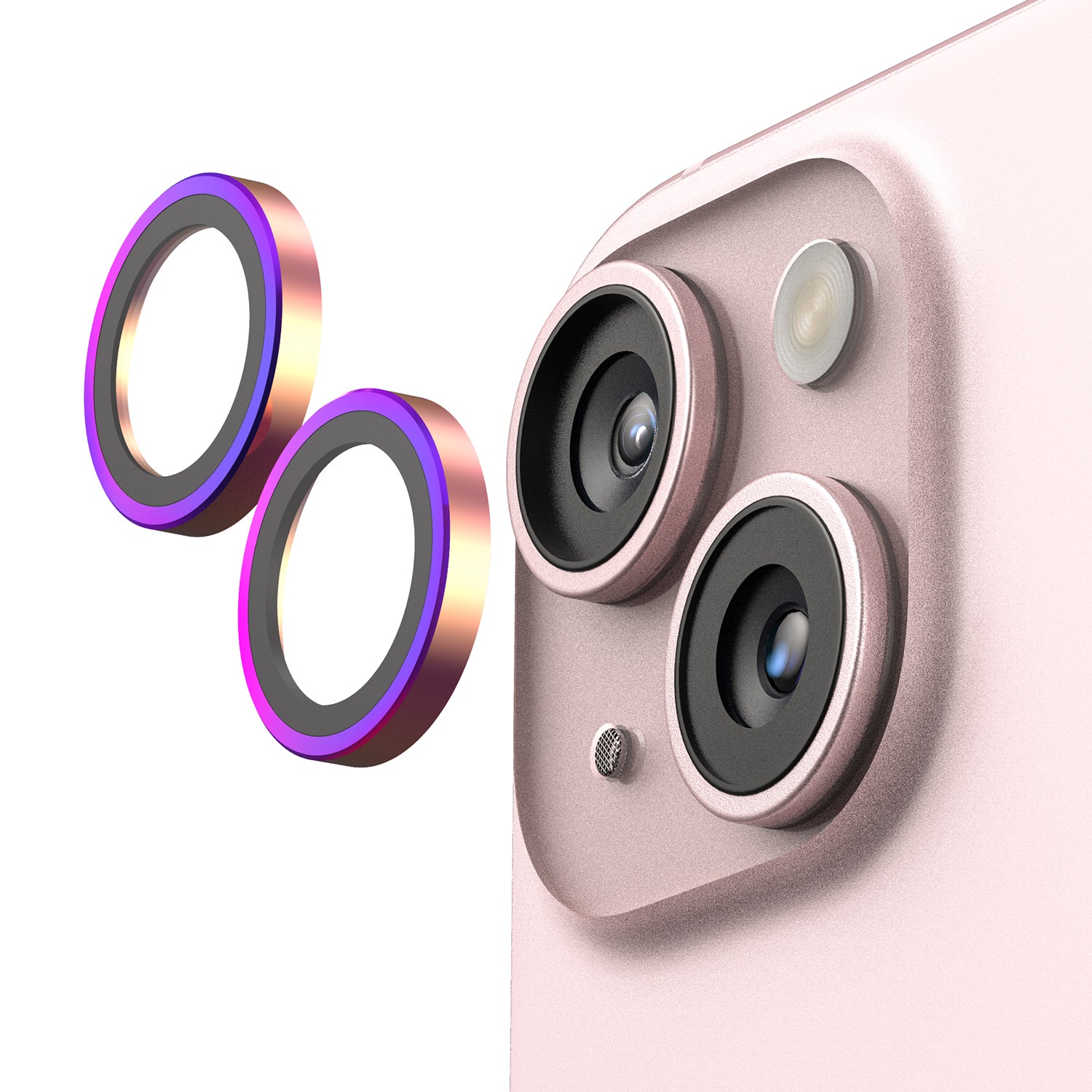 UARMOR Glass Lens Protector for iPhone 15 & 15 Plus