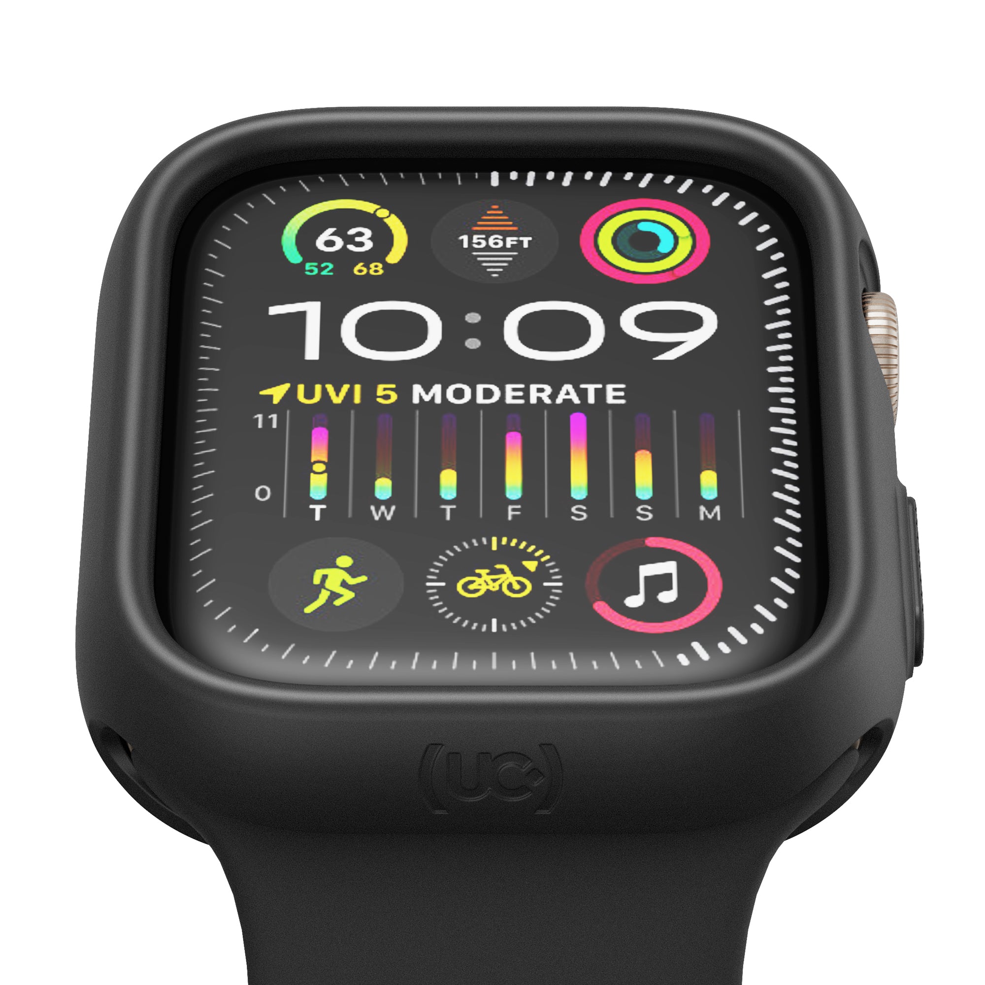 Fit-X Case Compatible with Apple Watch 45mm Series 9/8/7