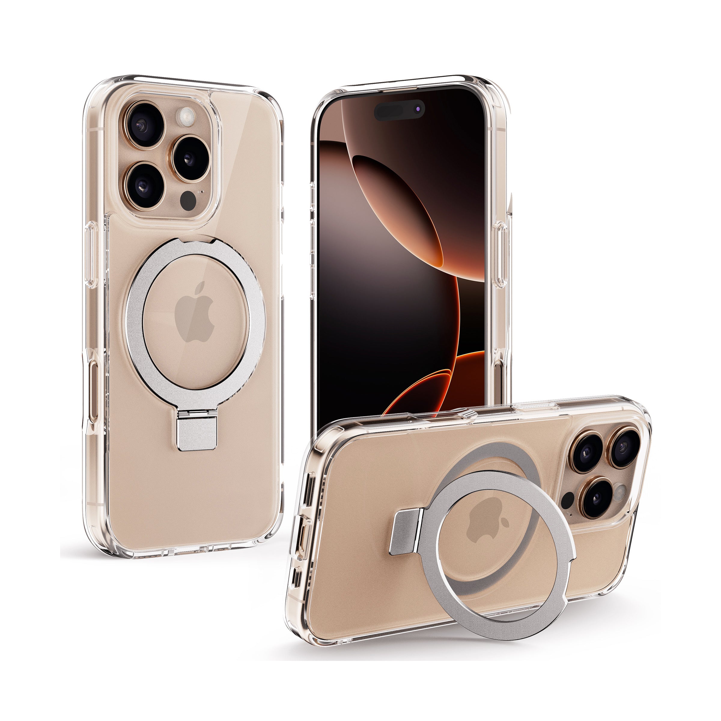 Flex Stand Magnetic Kickstand Case for iPhone 16 Series