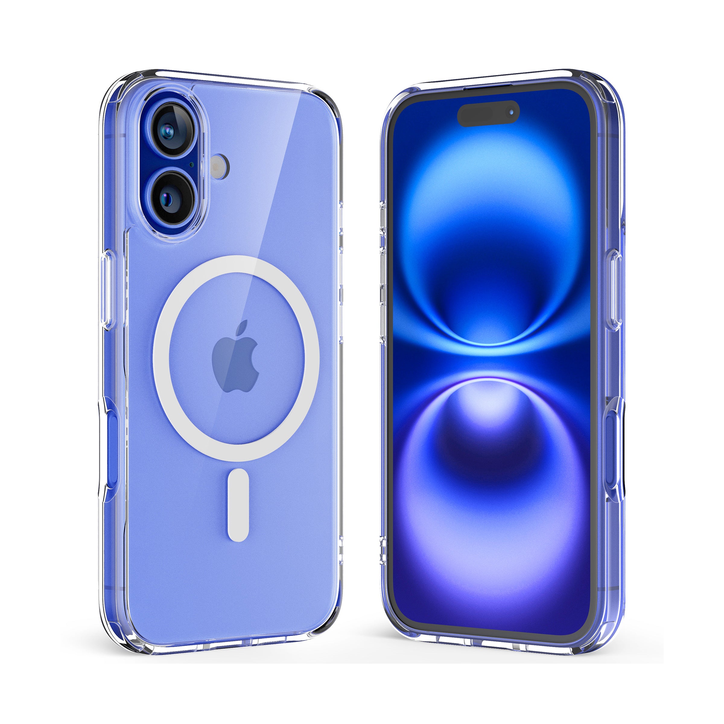 Crystal Fit Magnetic Clear Case for iPhone 16 Series