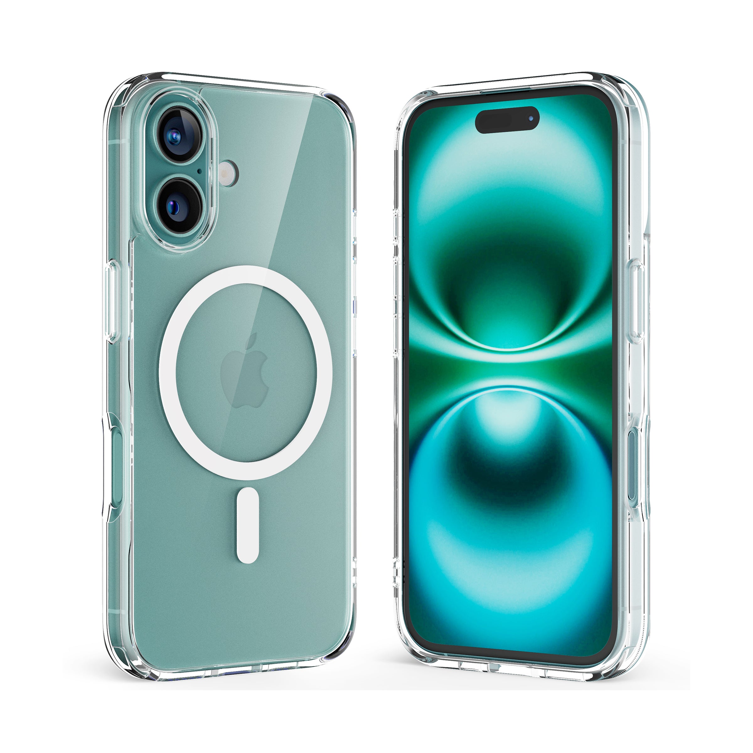 Crystal Fit Magnetic Clear Case for iPhone 16 Series