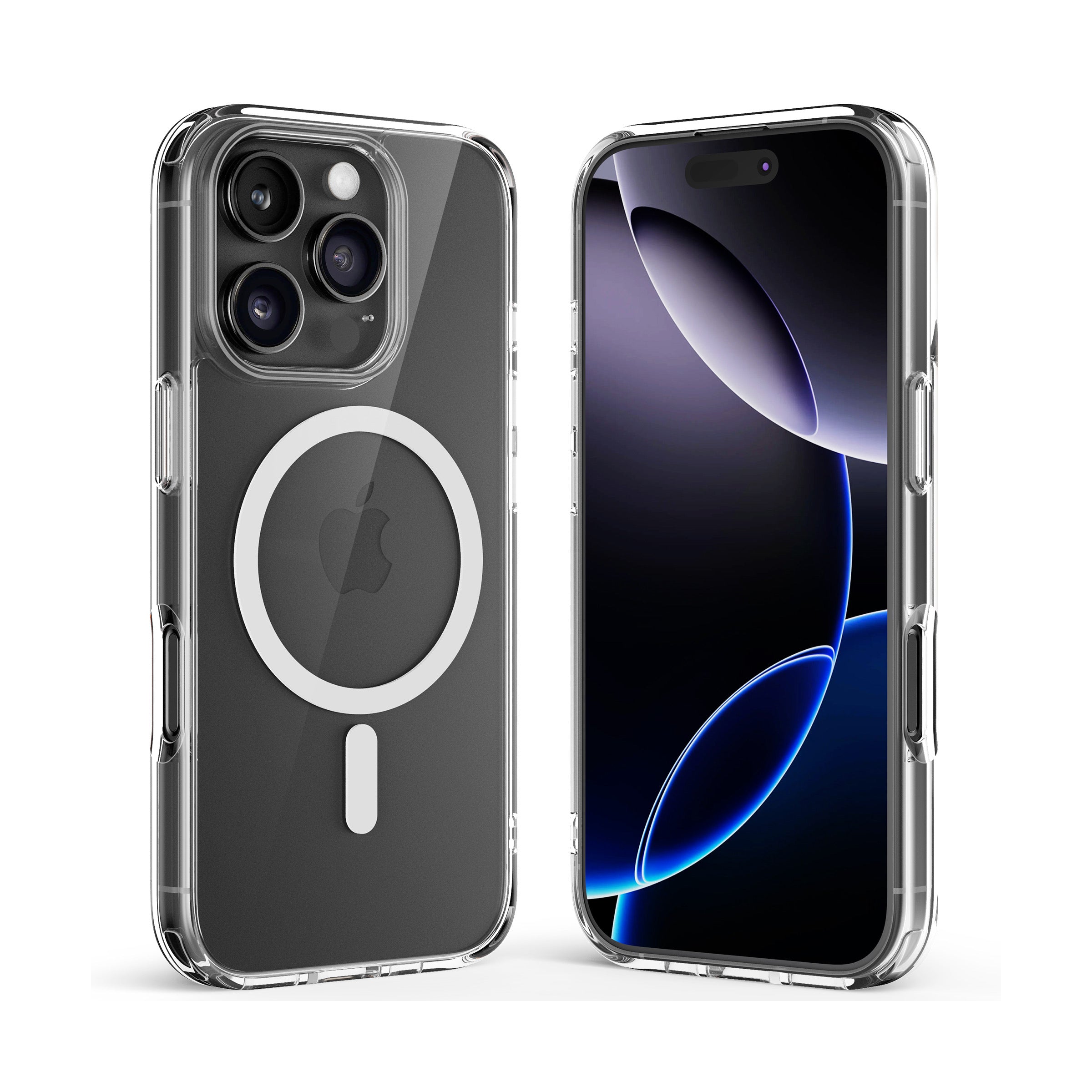 Crystal Fit Magnetic Clear Case for iPhone 16 Series