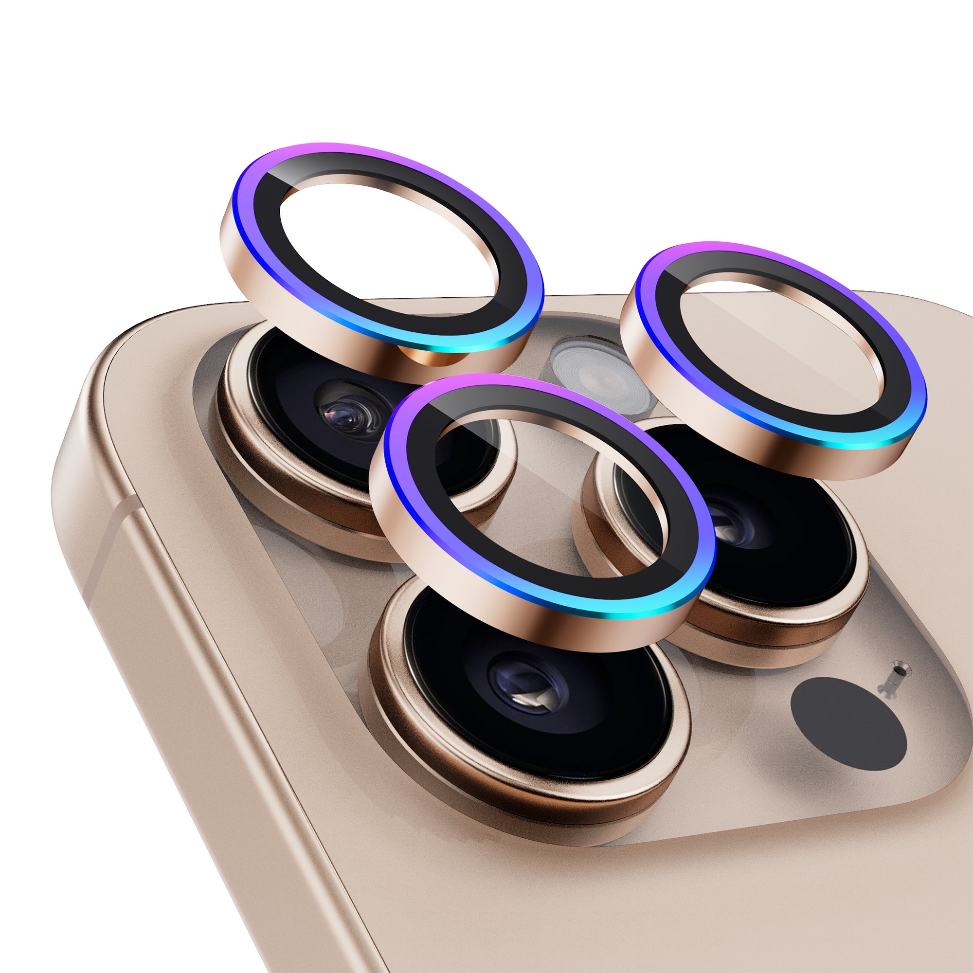 UARMOR Glass Lens Protector for iPhone 16 Pro & 16 Pro Max