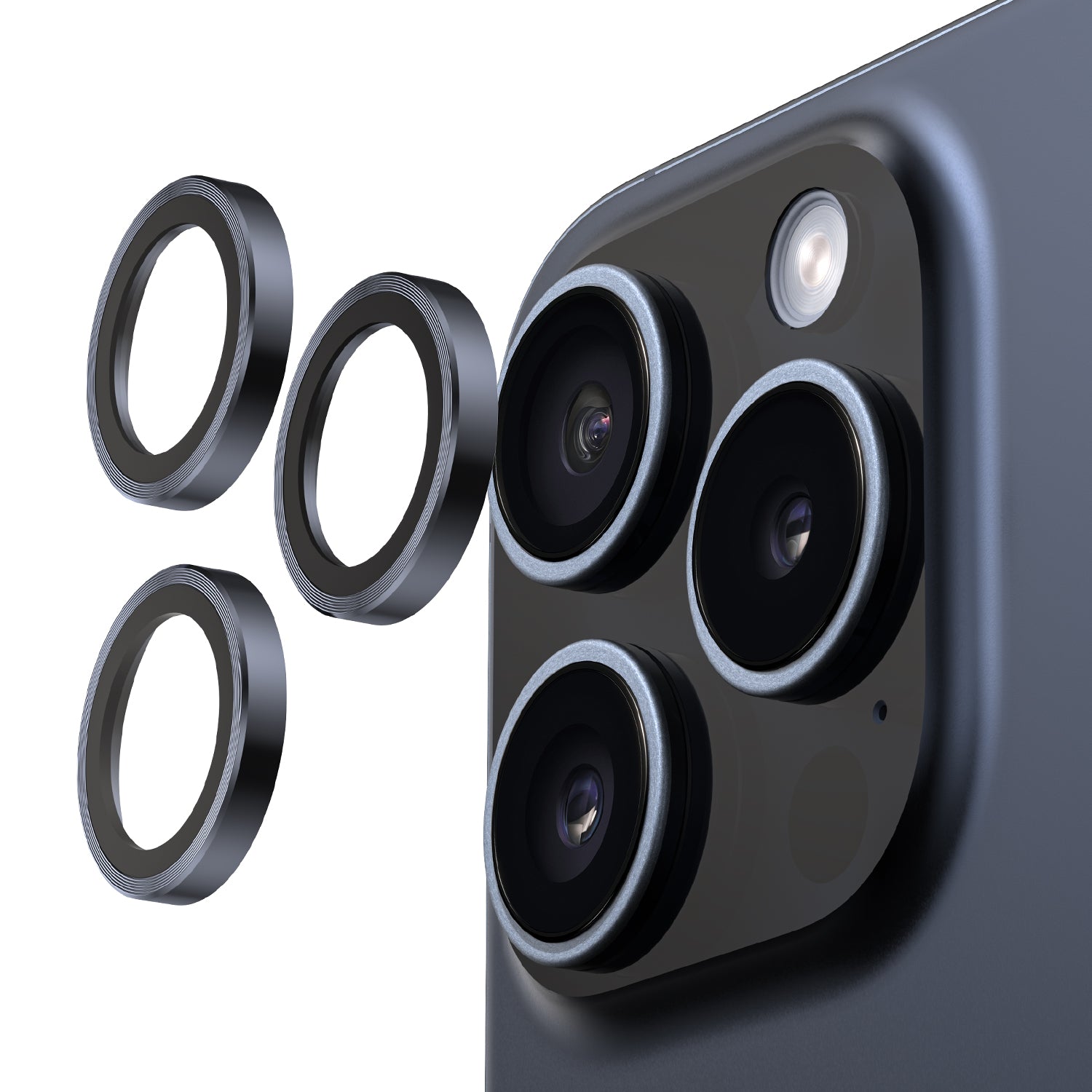 UARMOR Glass Lens Protector for iPhone 15 Pro & 15 Pro Max