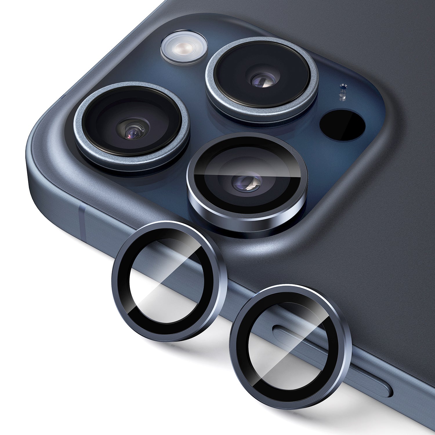 UARMOR Glass Lens Protector for iPhone 15 Pro & 15 Pro Max