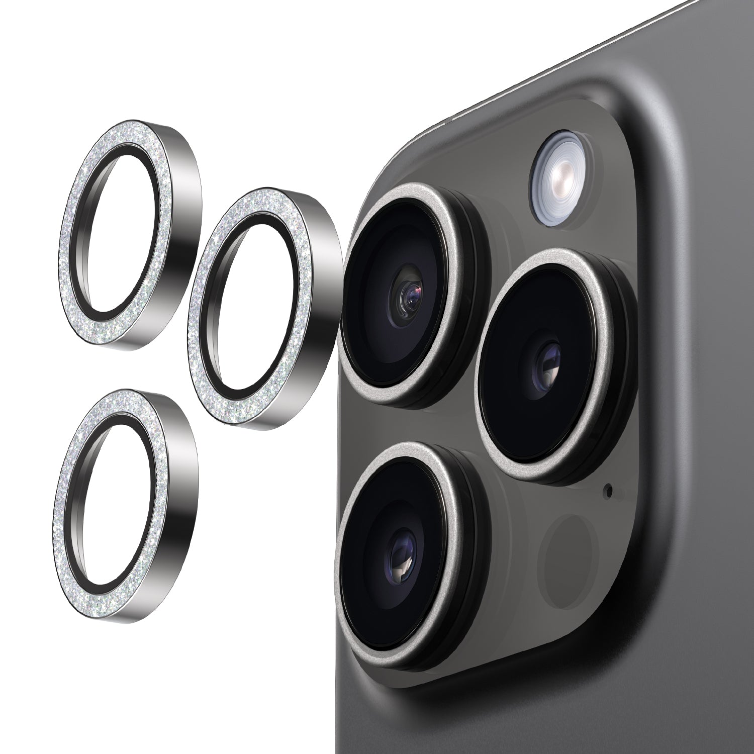 UARMOR Glass Lens Protector for iPhone 15 Pro & 15 Pro Max