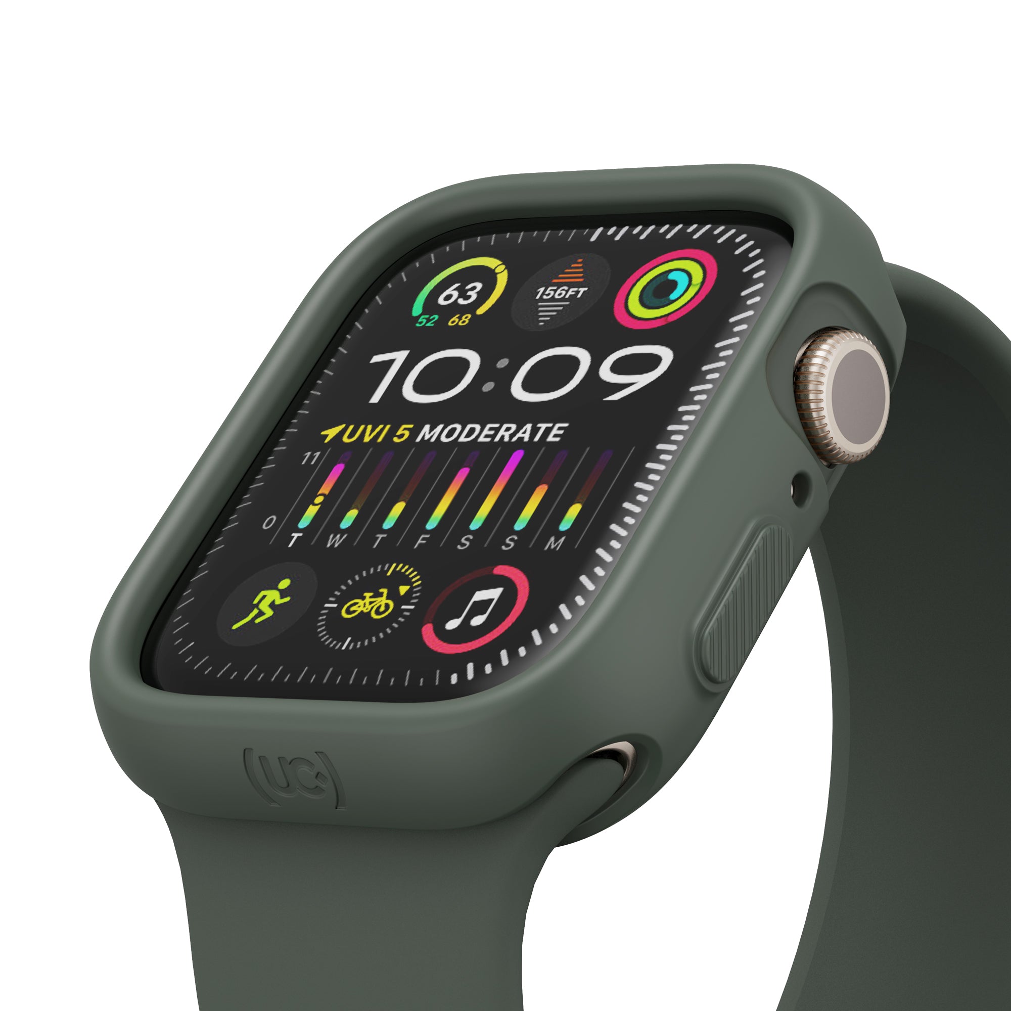 Fit-X Case Compatible with Apple Watch 45mm Series 9/8/7