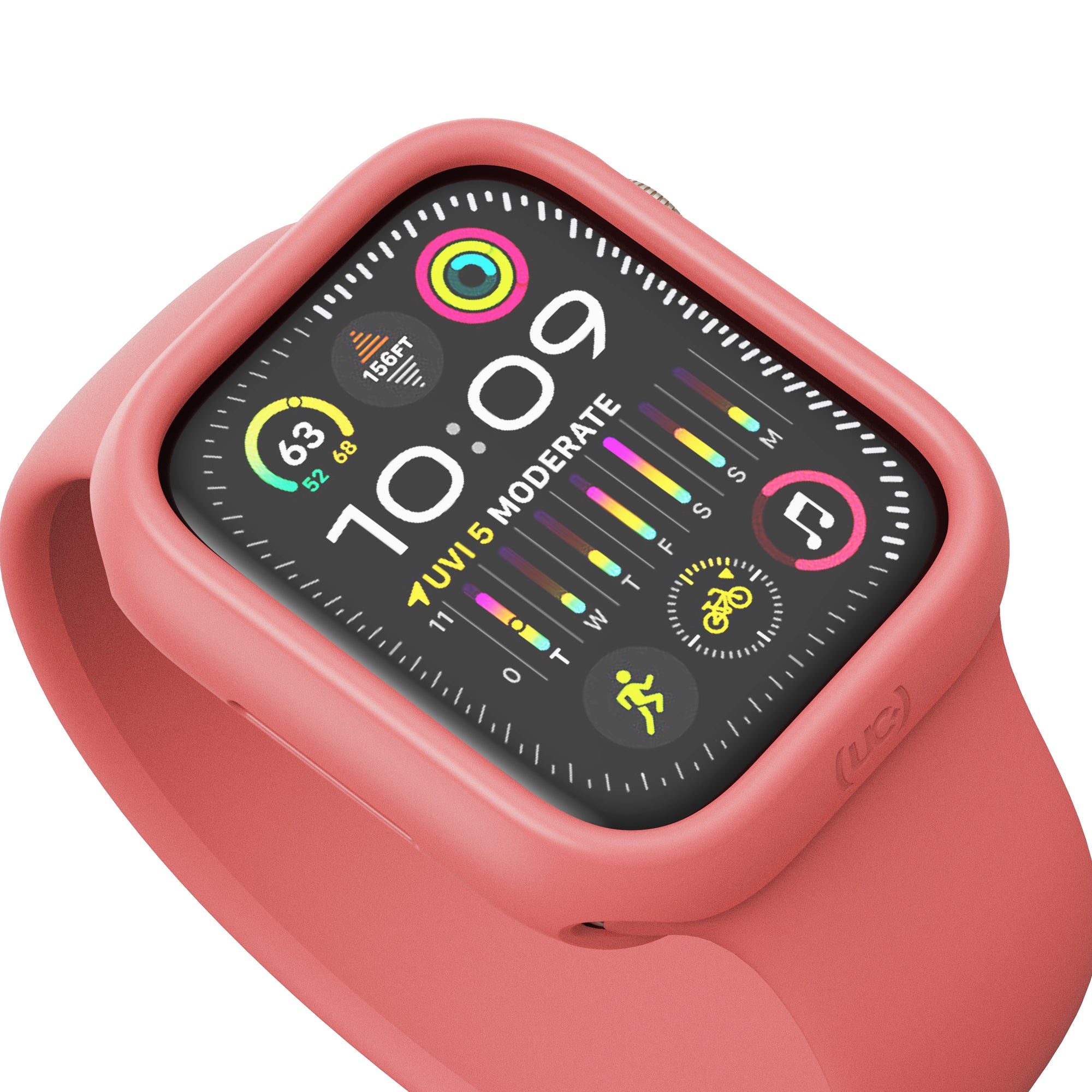 Fit-X Case Compatible with Apple Watch 45mm Series 9/8/7