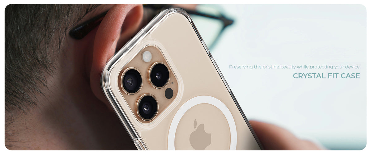 Crystal Fit clear case preserves the pristine look of an iPhone