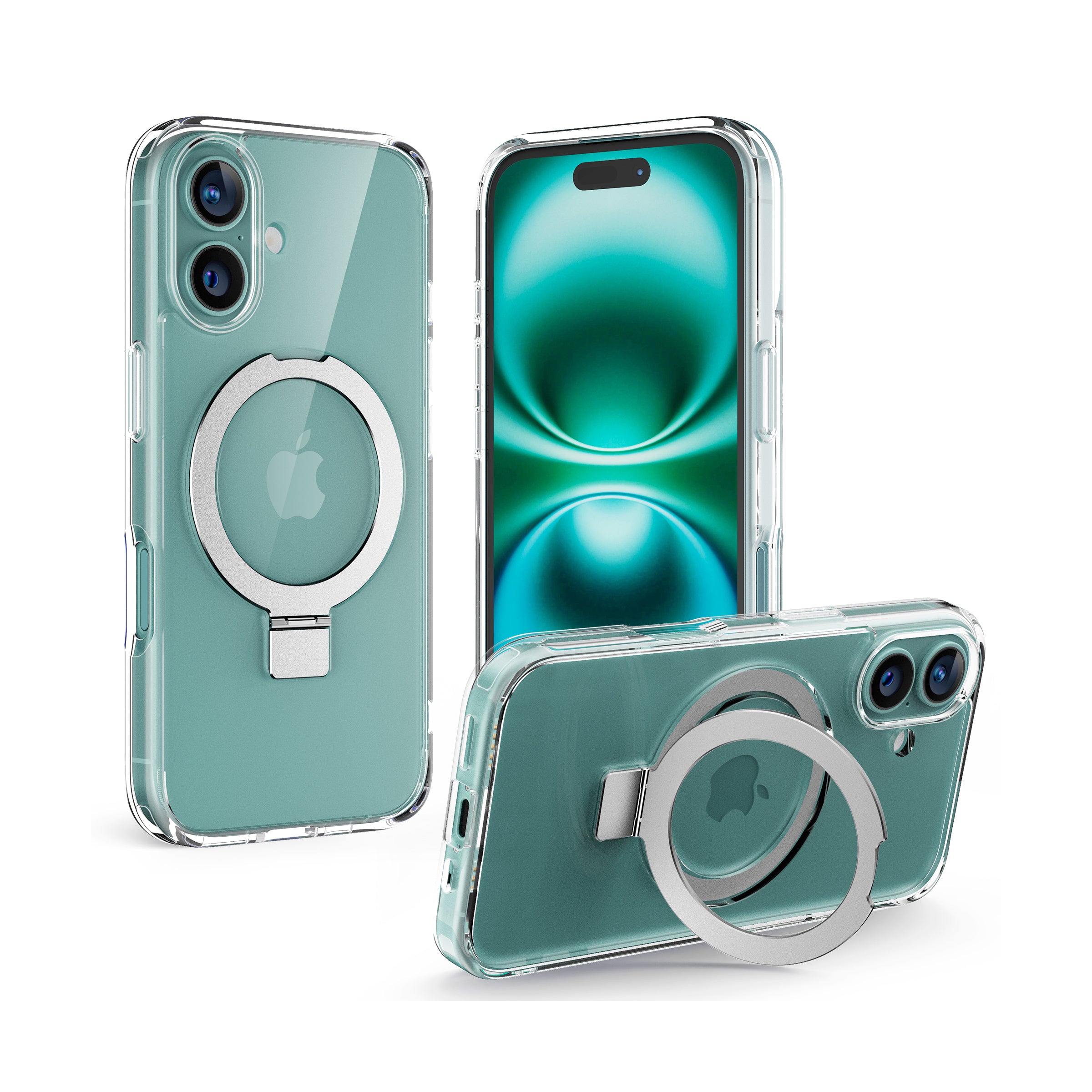 Flex Stand Magnetic Kickstand Case for iPhone 16 Series