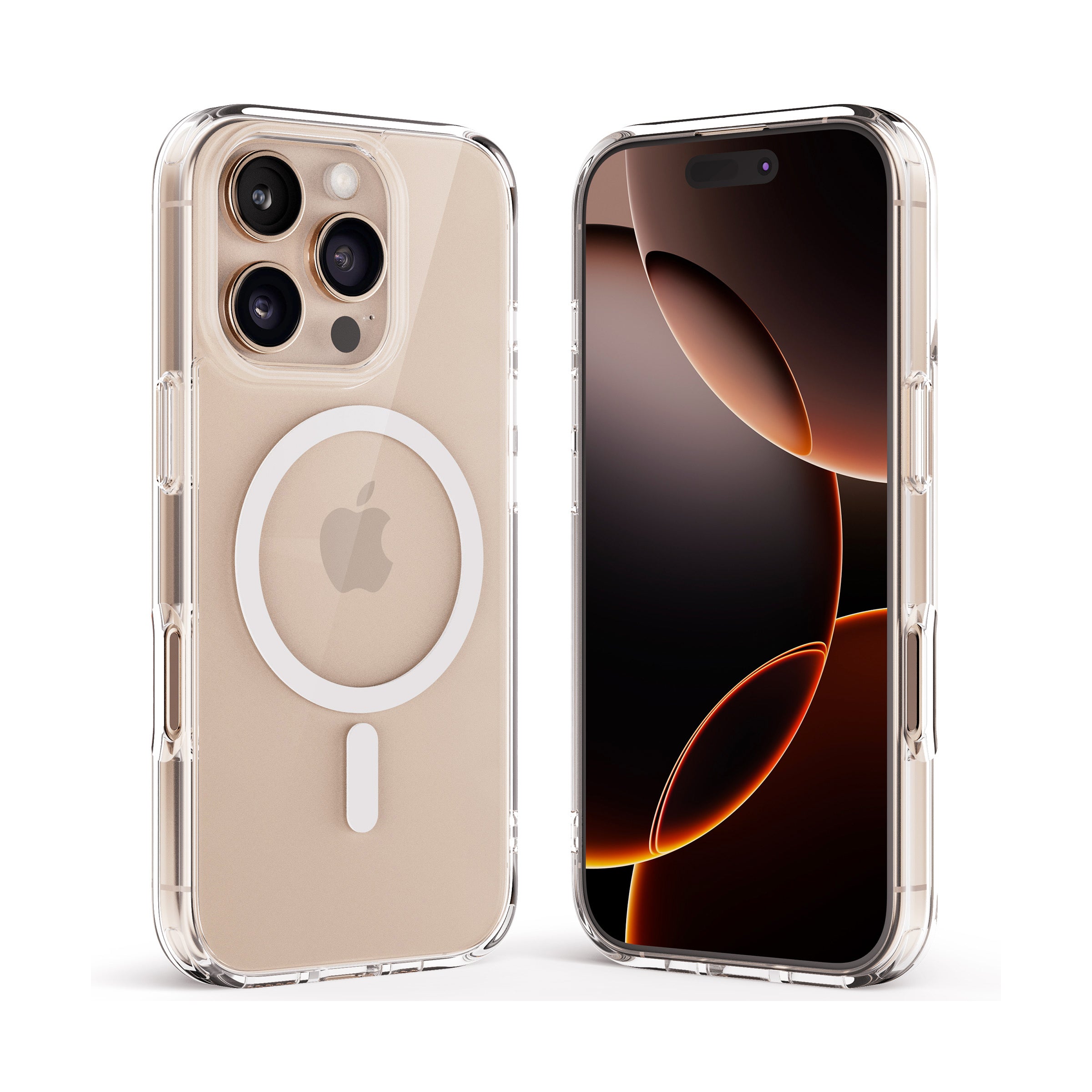 Crystal Fit Magnetic Clear Case for iPhone 16 Series