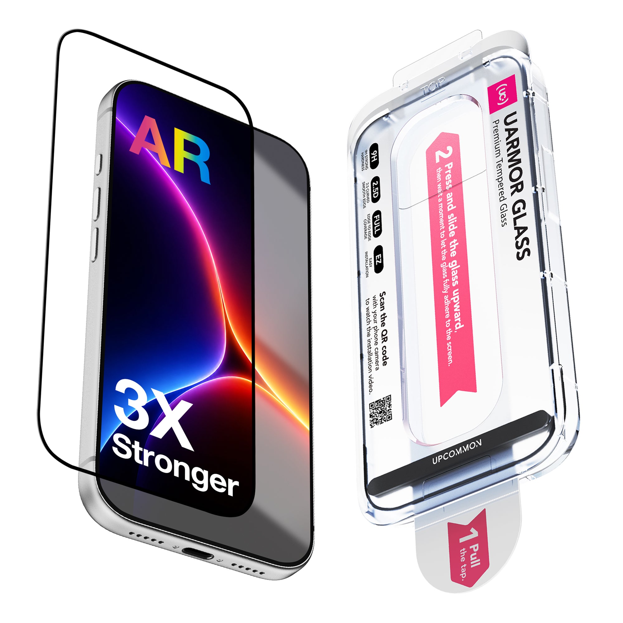 UARMOR Glass AR Screen Protector for iPhone 17 Series (2Pack)