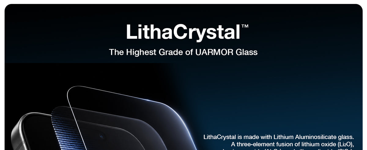 LithaCrystal lithium aluminosilicate glass, the highest grade of UARMOR Glass