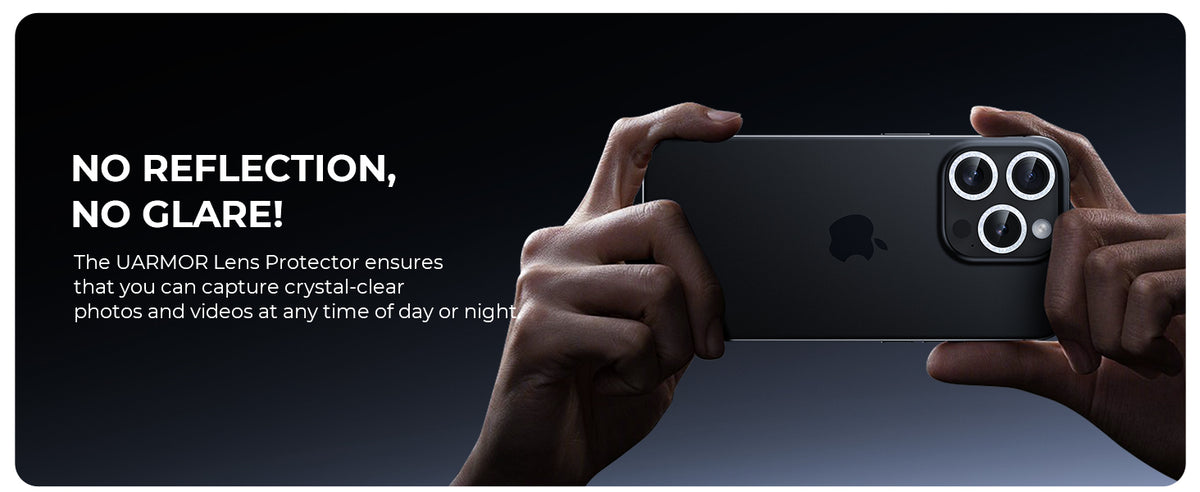 No reflection, no glare for crystal-clear photos and videos day or night
