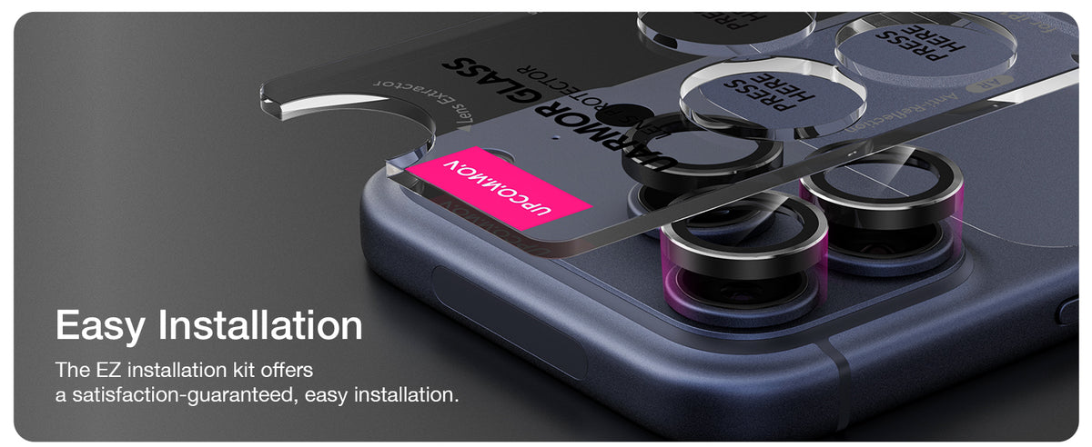 EZ installation kit for an easy iPhone 17 Pro lens protector install
